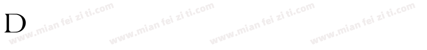 DIN-PRO-CONDENSED RE字体转换